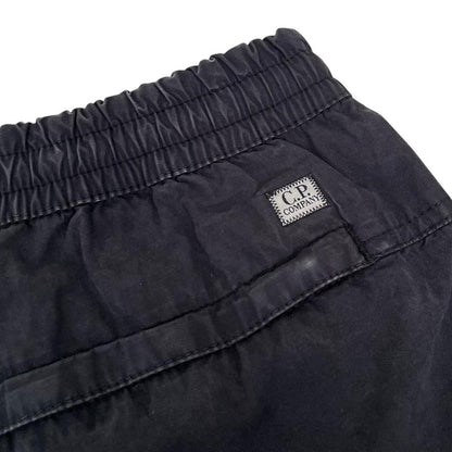 CP Company Navy Blue Regular Fit Cotton Cargo Trousers