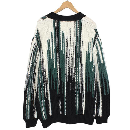 Missoni Multicoloured Button Up Virgin Wool Blend Knit Cardigan Jumper