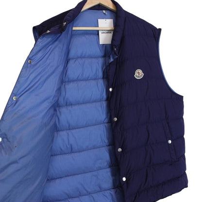 Moncler Navy Blue Febe Quilted Gilet / Bodywarmer