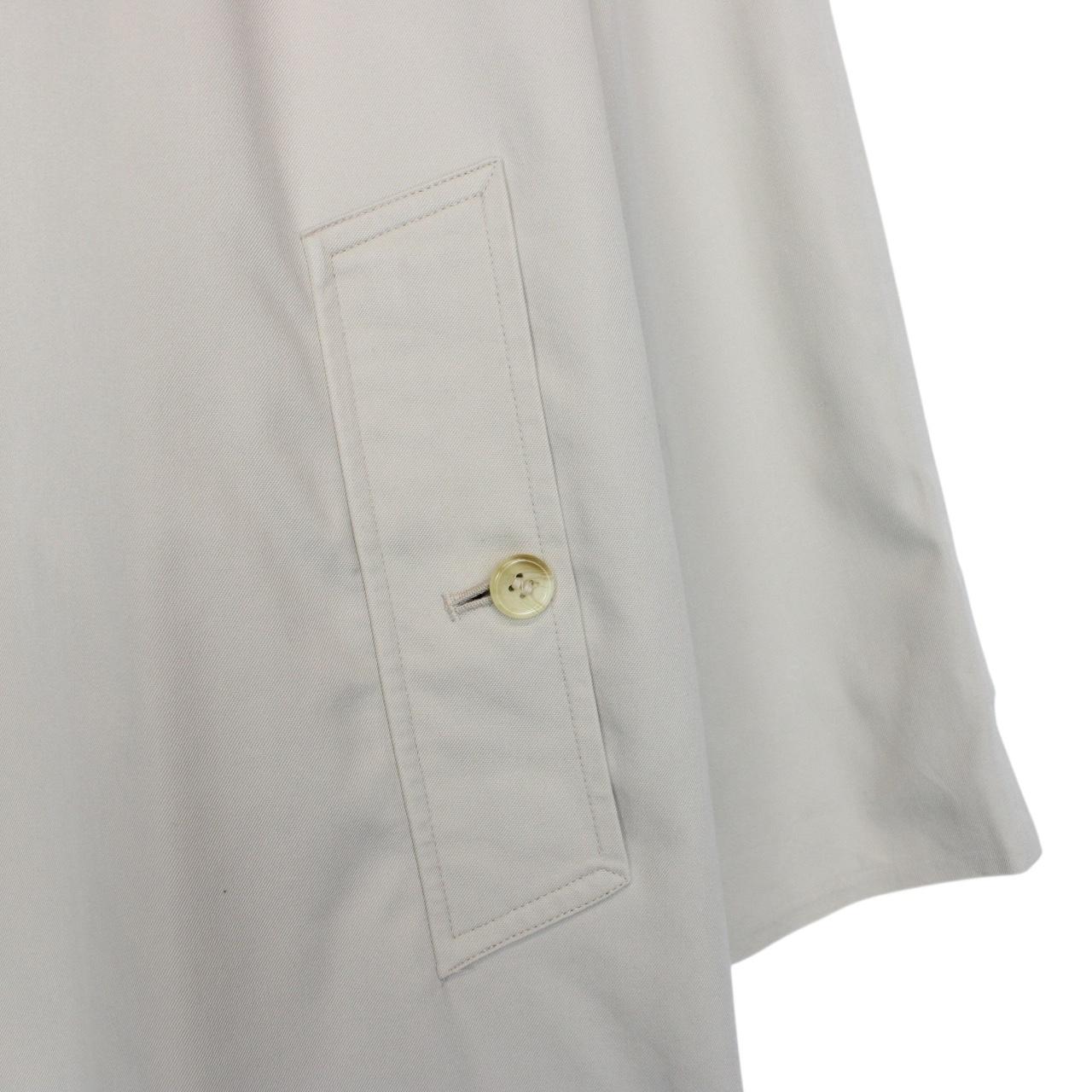 Vintage 90s Burberry Beige Single Breasted Trench Coat