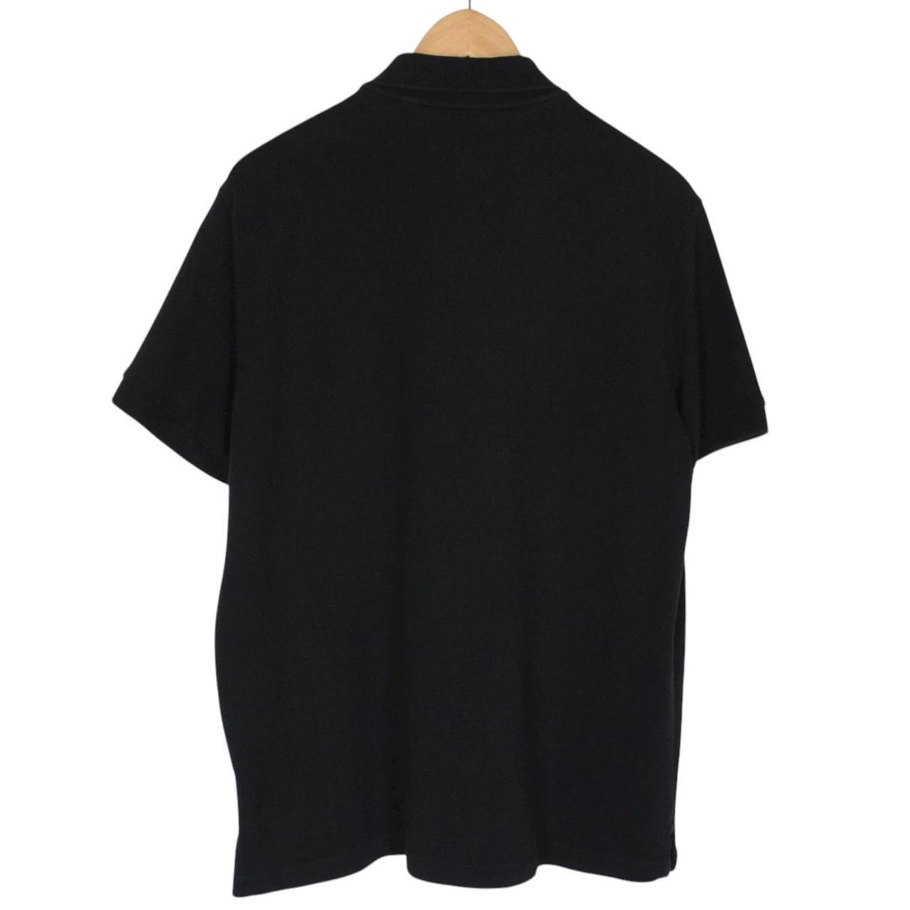 Burberry Black and Tan Nova Check Short Sleeve Cotton Polo Shirt