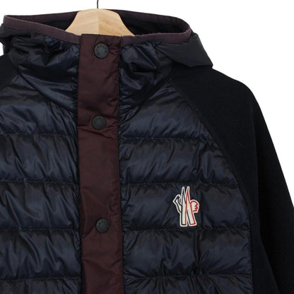 Moncler Navy Blue Full Zip Down Maglia Cardigan Fleece Jacket