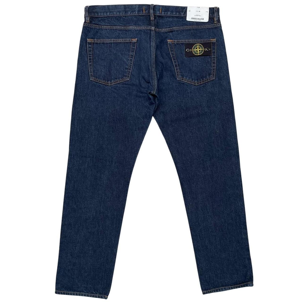 Stone Island AW 2018 Blue Slim Fit Denim Jeans