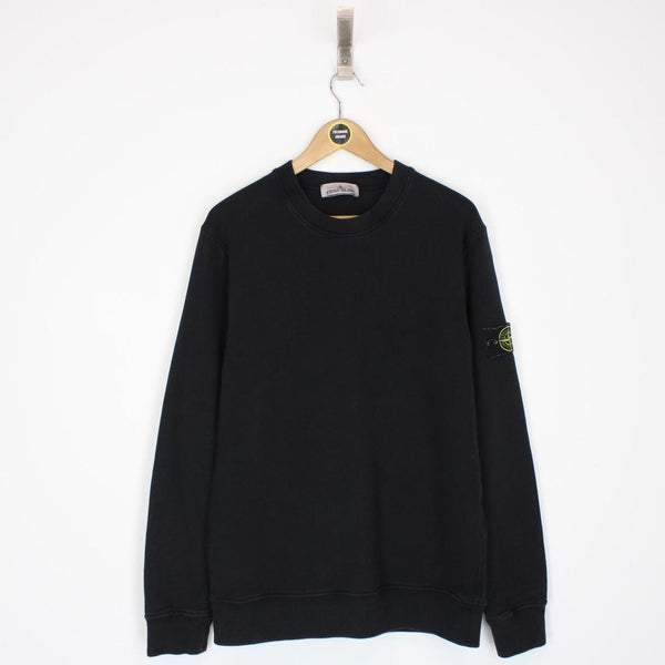 Stone Island AW 2022 Black Cotton Sweatshirt Jumper