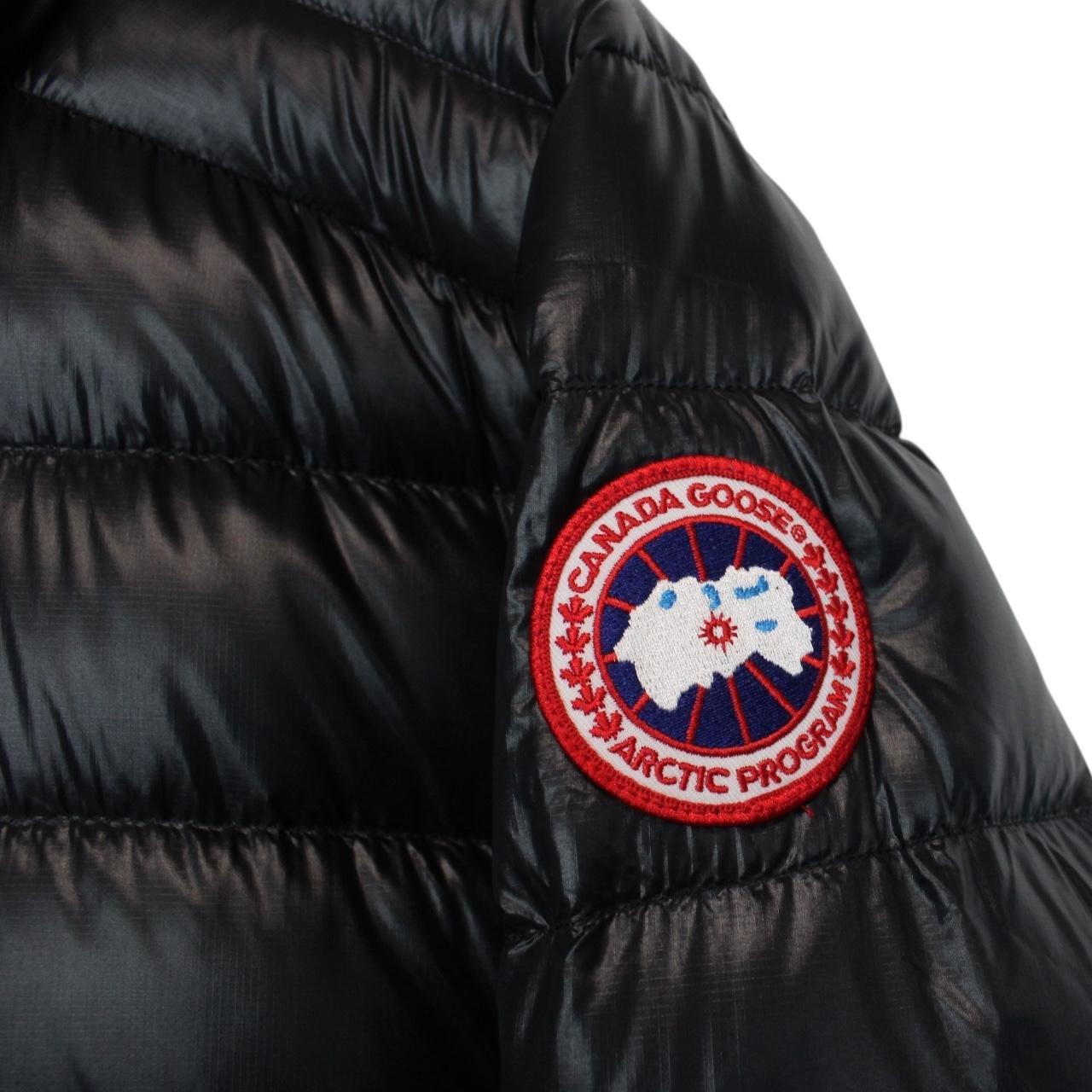 Canada Goose Black Crofton Down Puffer Jacket