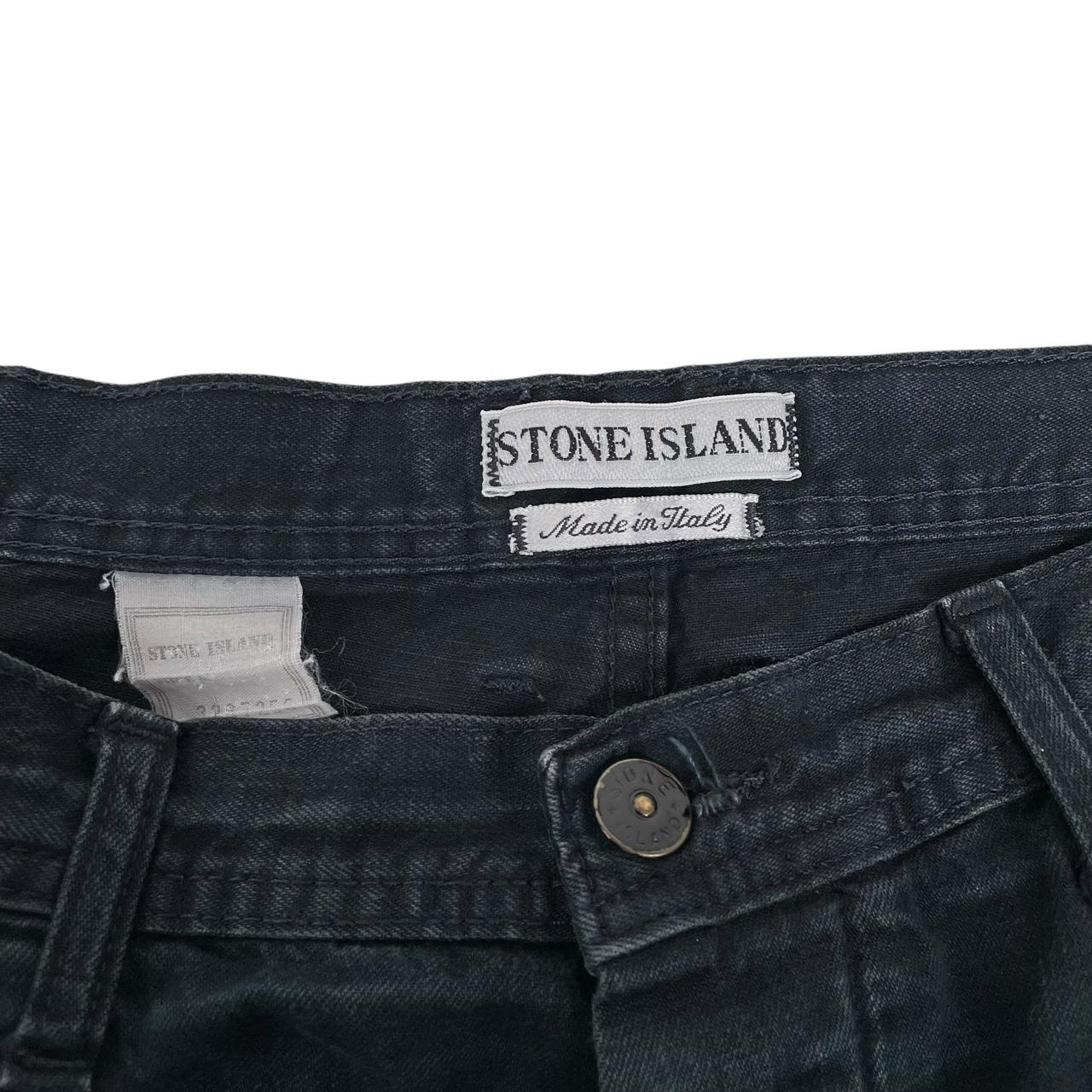 Vintage Stone Island Marina SS 1995 Black Straight Leg Fit Denim Jeans
