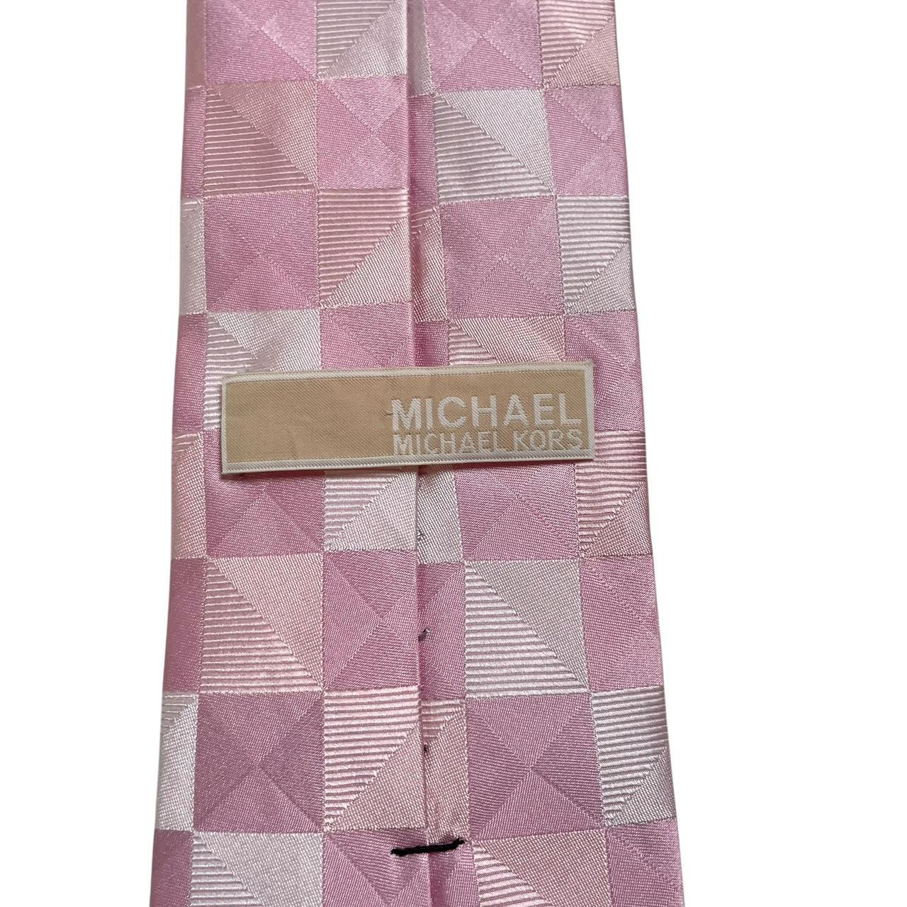 Michael Kors Pink Silk Tie