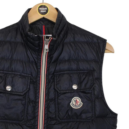 Moncler Navy Blue Achille Down Gilet / Bodywarmer Jacket
