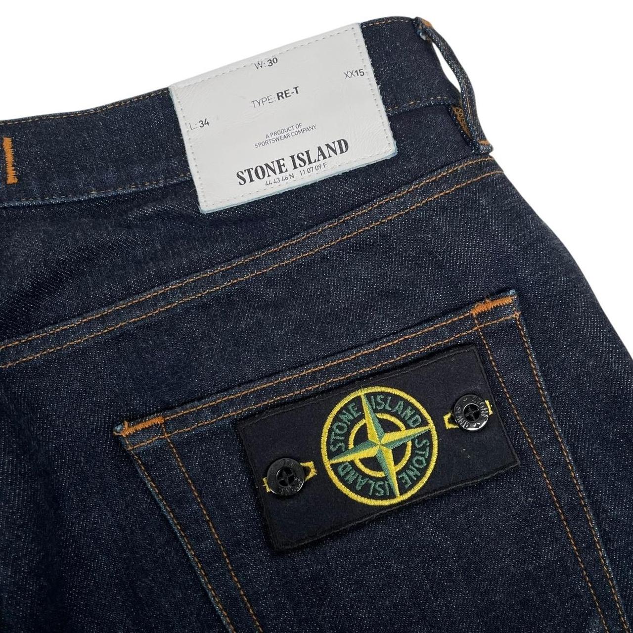 Stone Island AW 2013 Navy Blue RE-T Fit Denim Jeans