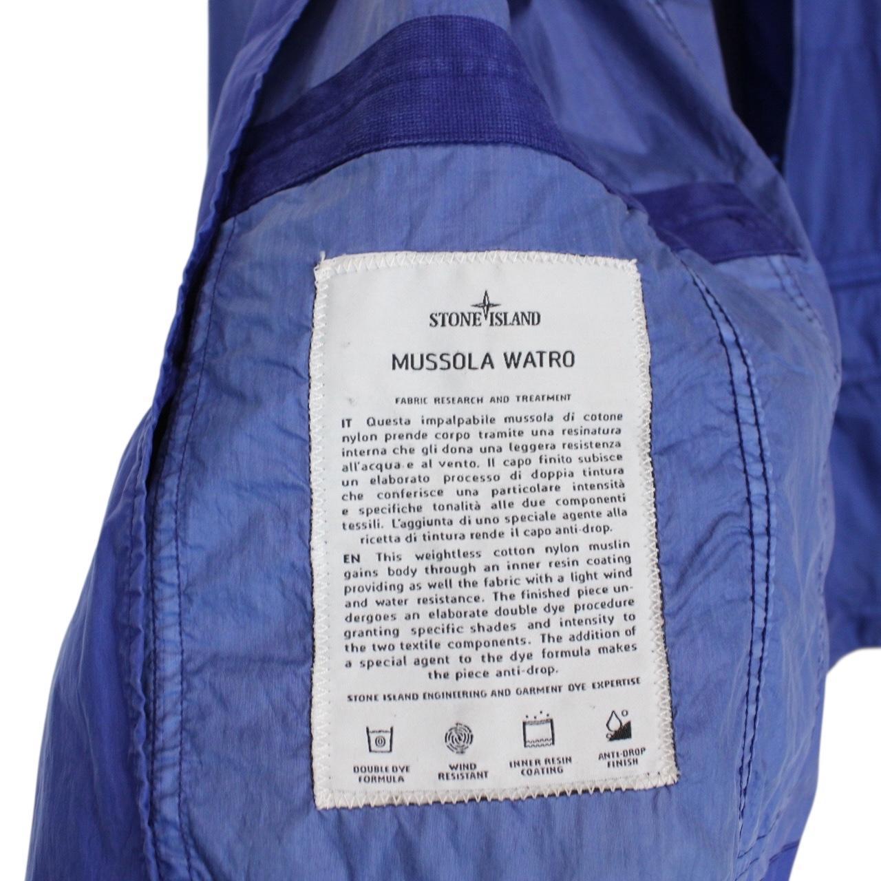 Stone Island SS 2013 Blue Mussola Watro Field Jacket