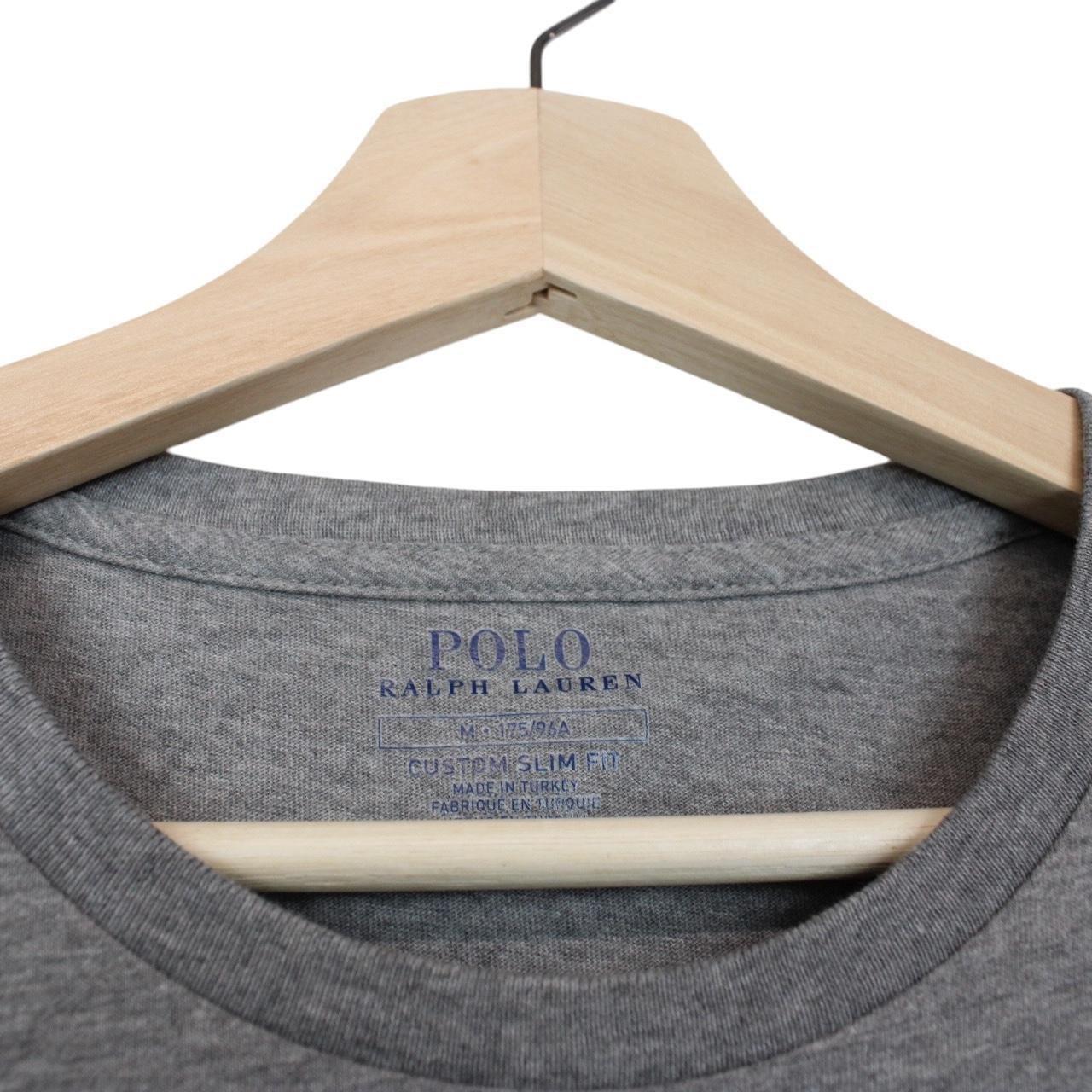 Polo Ralph Lauren Grey Short Sleeve Cotton T-Shirt