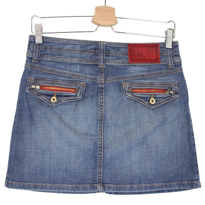 Dolce &amp; Gabbana Blue Denim Mini Skirt