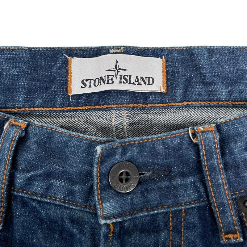 Stone Island SS 2014 Navy Blue RE-T Fit Denim Jeans