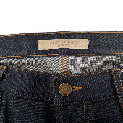 Burberry Brit Navy Blue Straight Leg Fit Denim Jeans