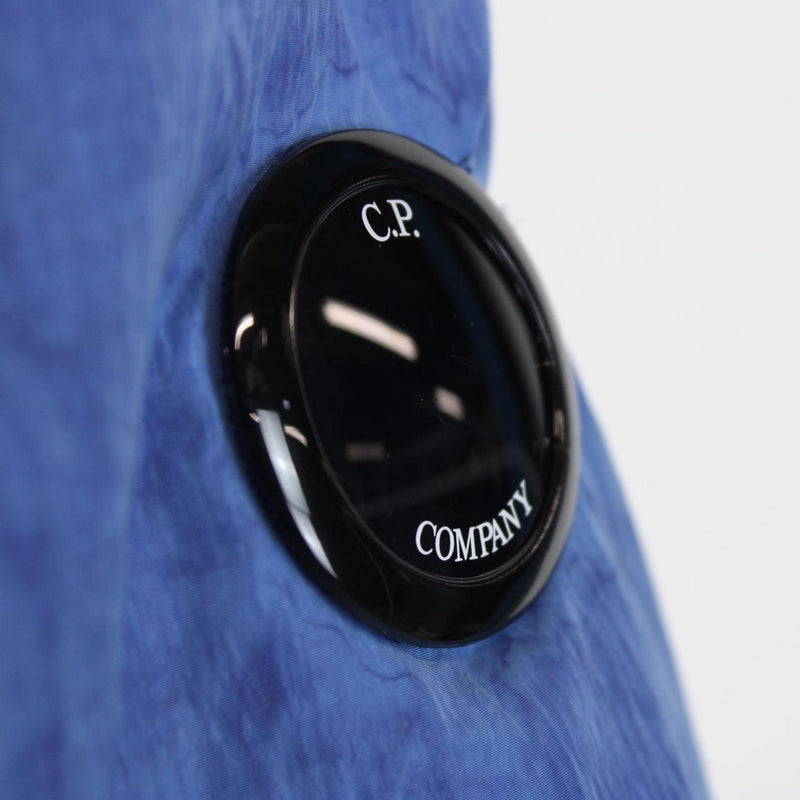 CP Company Blue Chrome Re-Colour Full Zip Lens Jacket