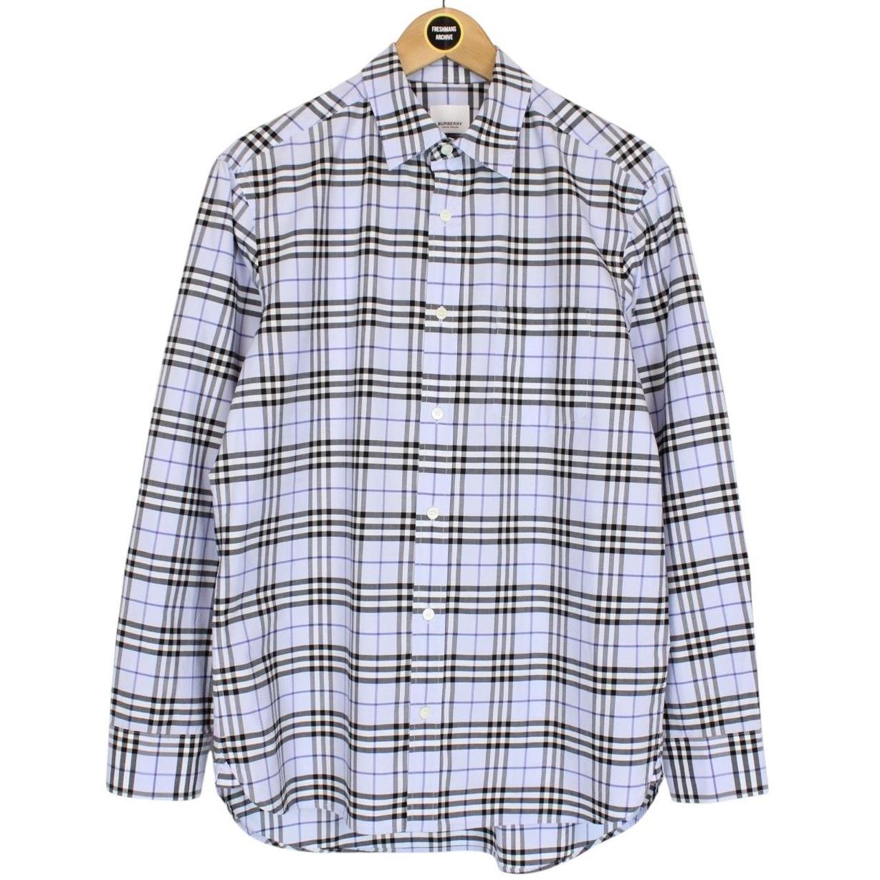 Burberry London Light Blue Nova Check Long Sleeve Shirt