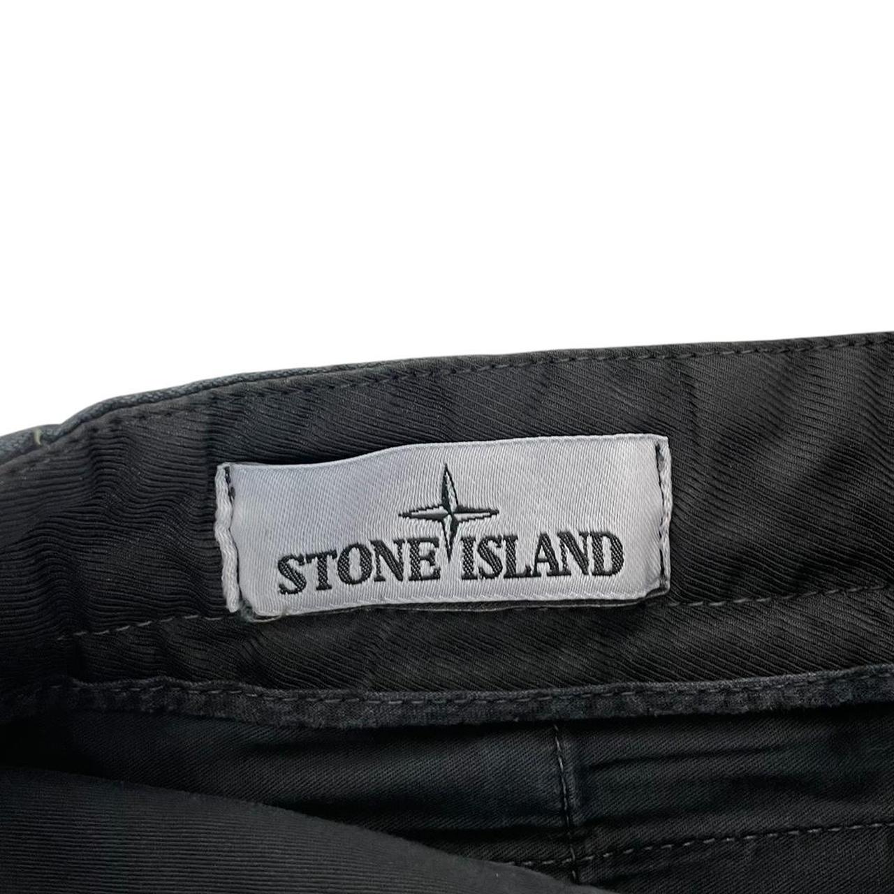 Stone Island AW 2019 Black Skinny Fit Cargo Trousers