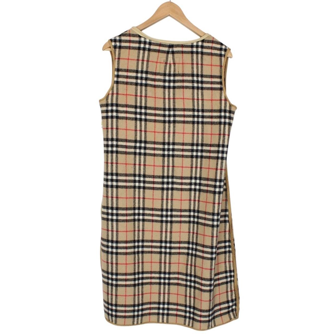 Vintage 90s Burberry Beige Nova Check Trench Coat Removable Lining