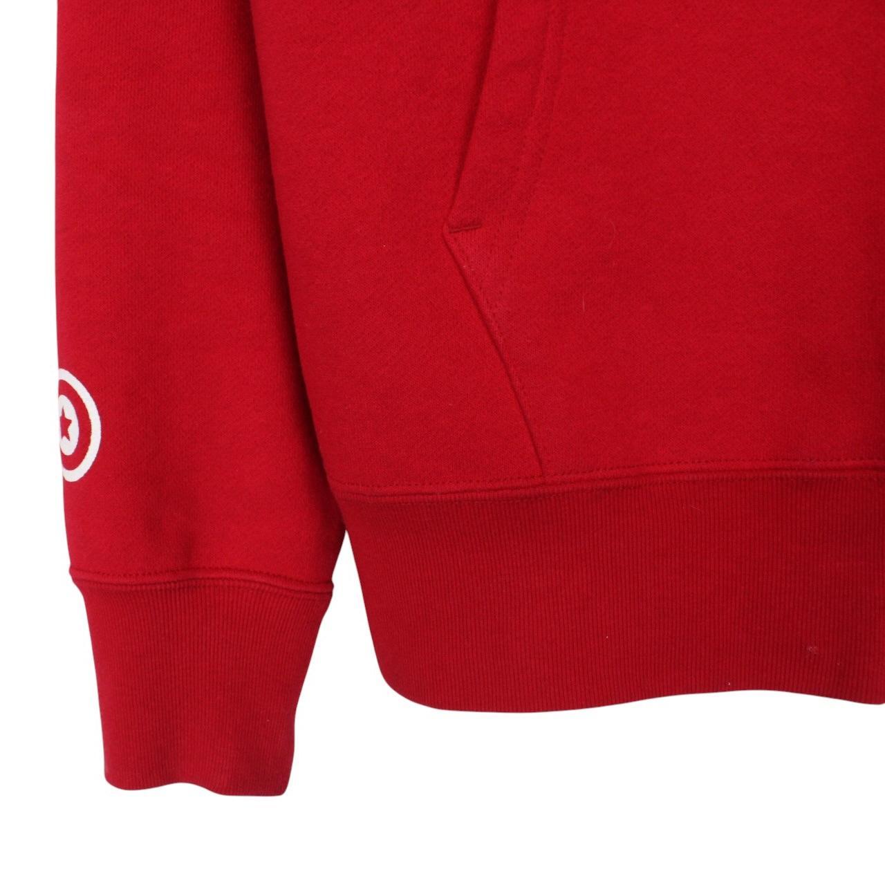Bape Red Camo Full Zip WGM Shark Hoodie Jumper