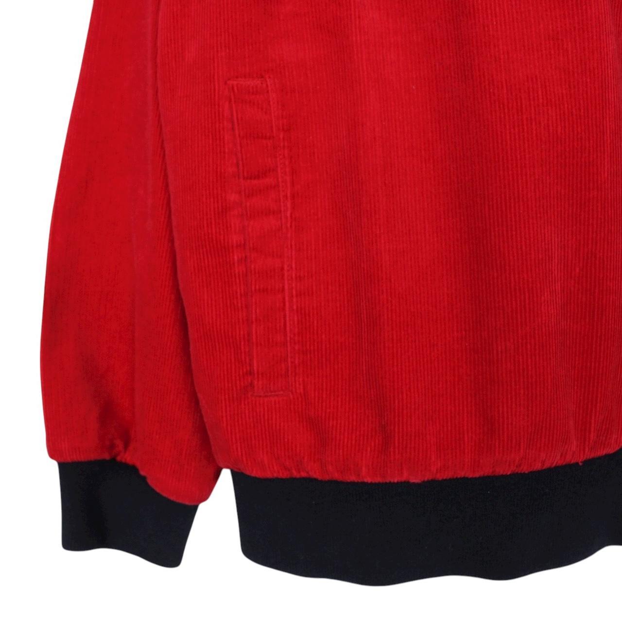 Supreme 2012 Red Corduroy Pullover Box Logo Sweatshirt Jumper