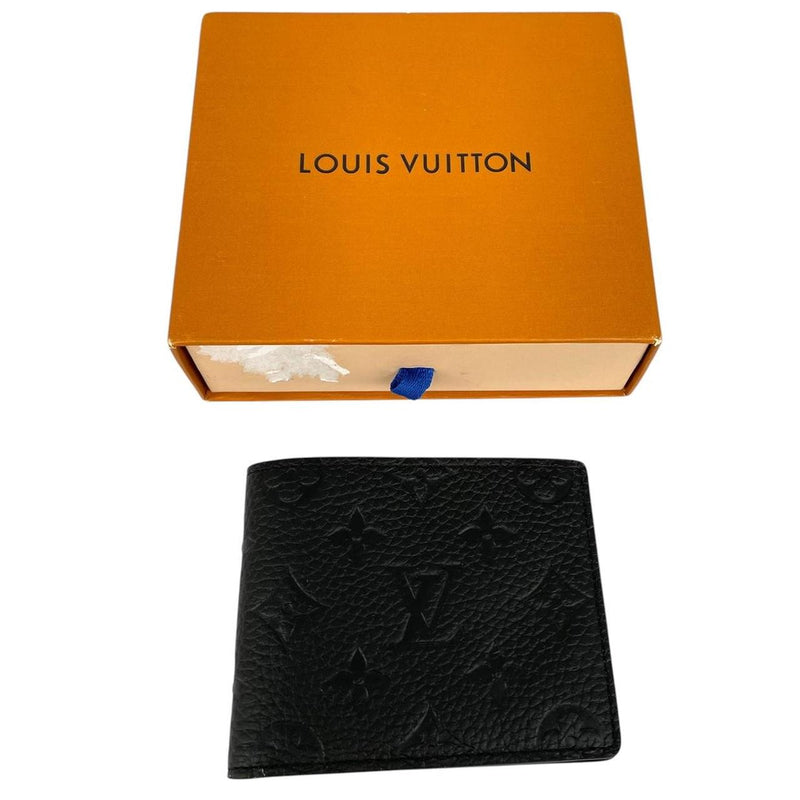 Louis Vuitton Multiple Black Monogram Leather Wallet