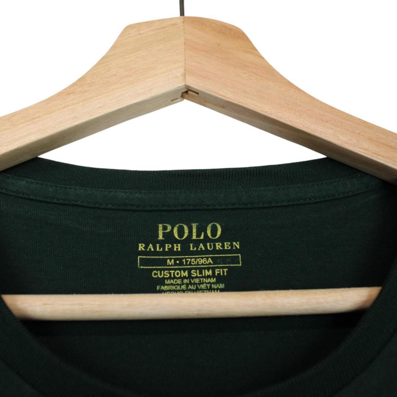 Polo Ralph Lauren Green Short Sleeve Cotton Slim Fit T-Shirt
