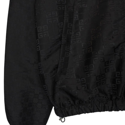Givenchy Paris Black Reversible 4G Emblem Nylon Windbreaker Jacket