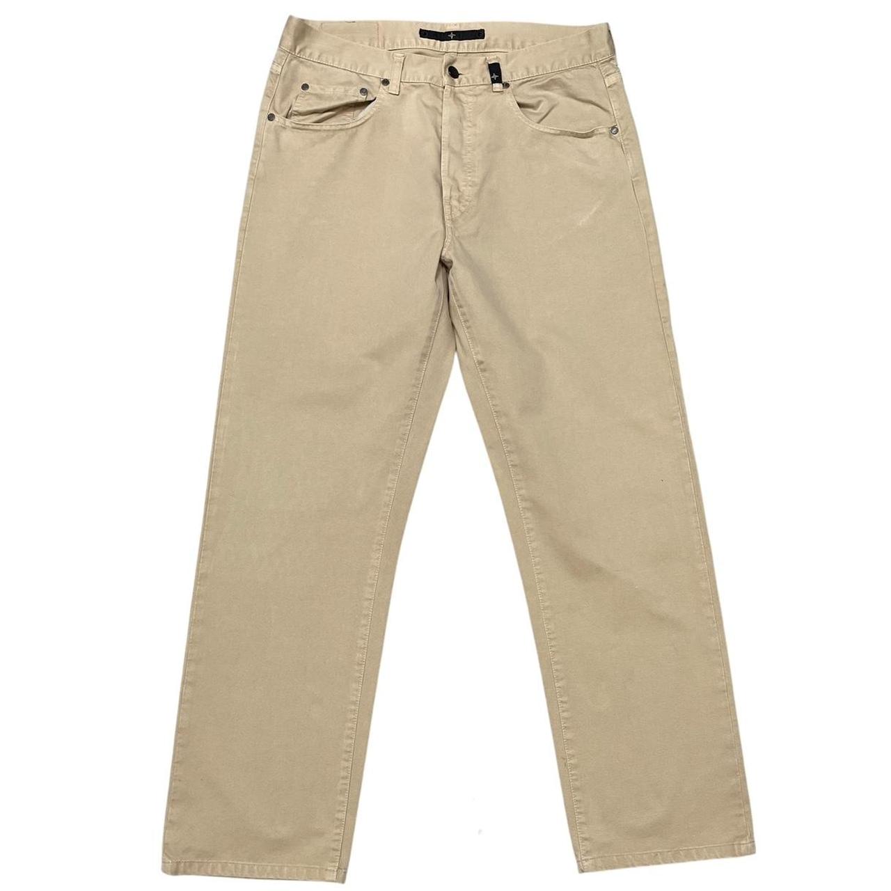 Vintage Stone Island Denims AW 1998 Beige Straight Leg Fit Jeans