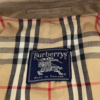 Vintage 90s Burberry Tan Brown Single Breasted Trench Coat