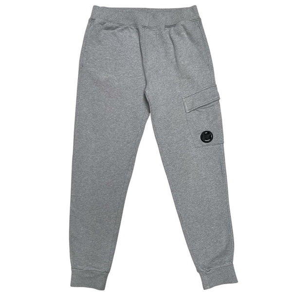 CP Company Grey Goggle Lens Cotton Tracksuit Bottoms / Joggers