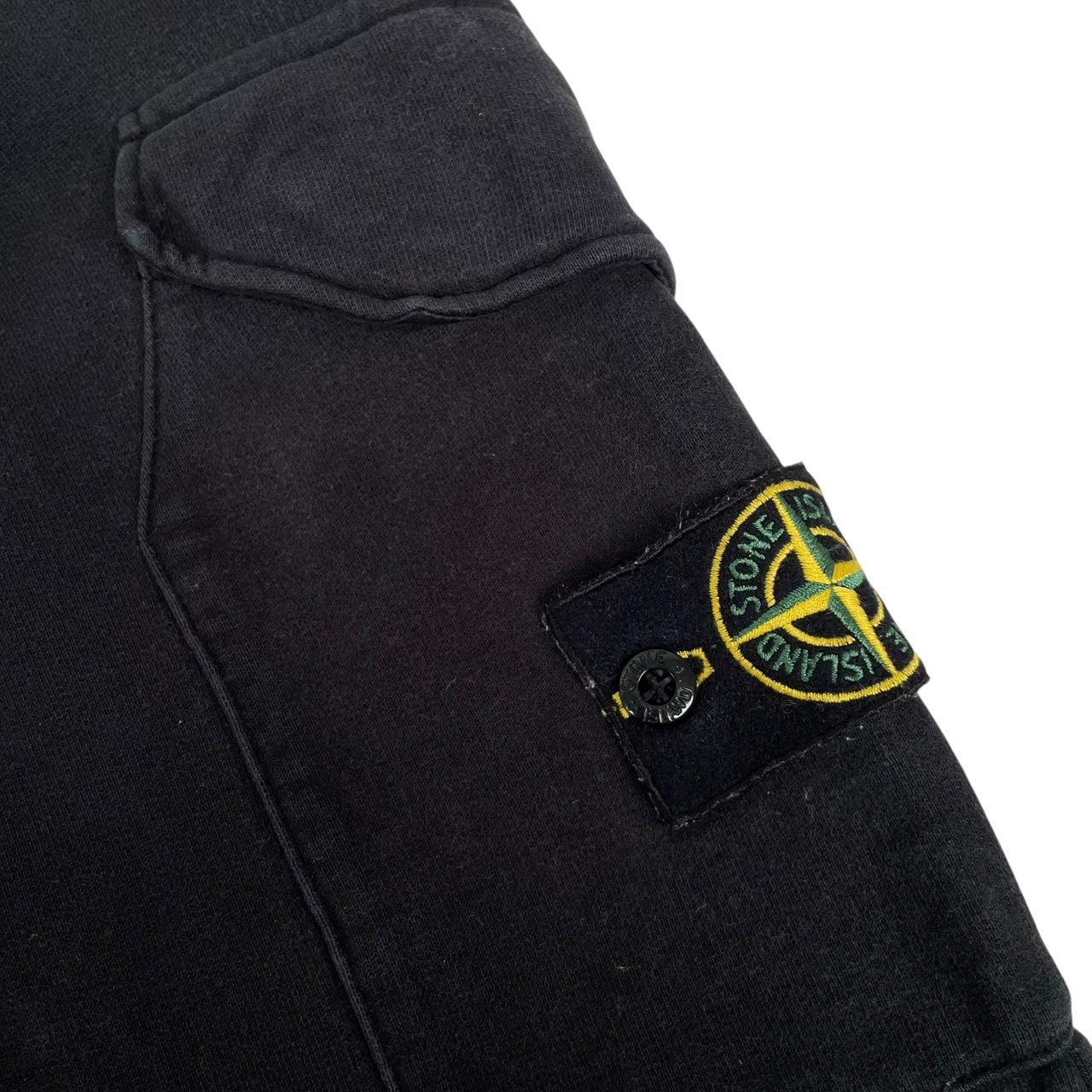 Stone Island AW 2019 Black Cotton Tracksuit Bottoms / Joggers