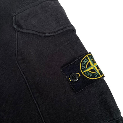 Stone Island AW 2019 Black Cotton Tracksuit Bottoms / Joggers