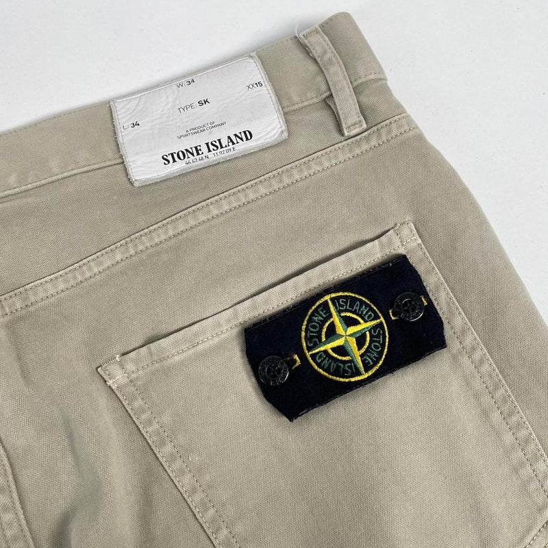 Stone Island AW 2010 Beige Skinny Fit Trousers