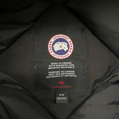 Canada Goose Black Langford Parka Down Coat with Fur Trim