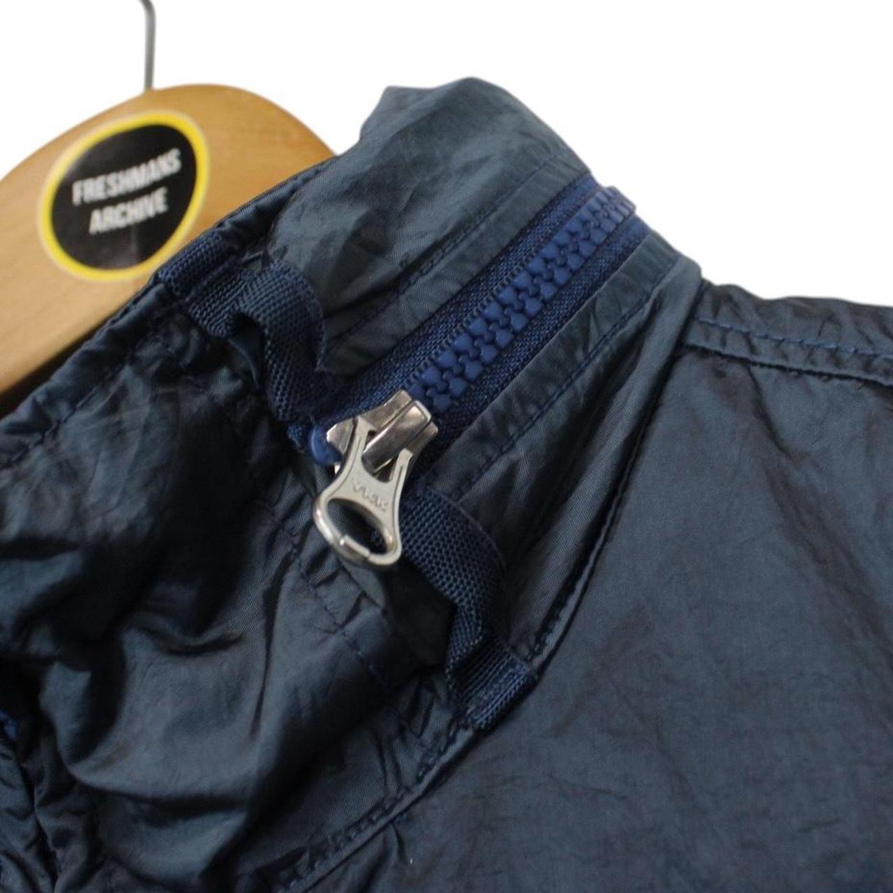 Stone Island SS 2023 Blue Econyl Nylon Metal Watro-TC Full Zip Jacket