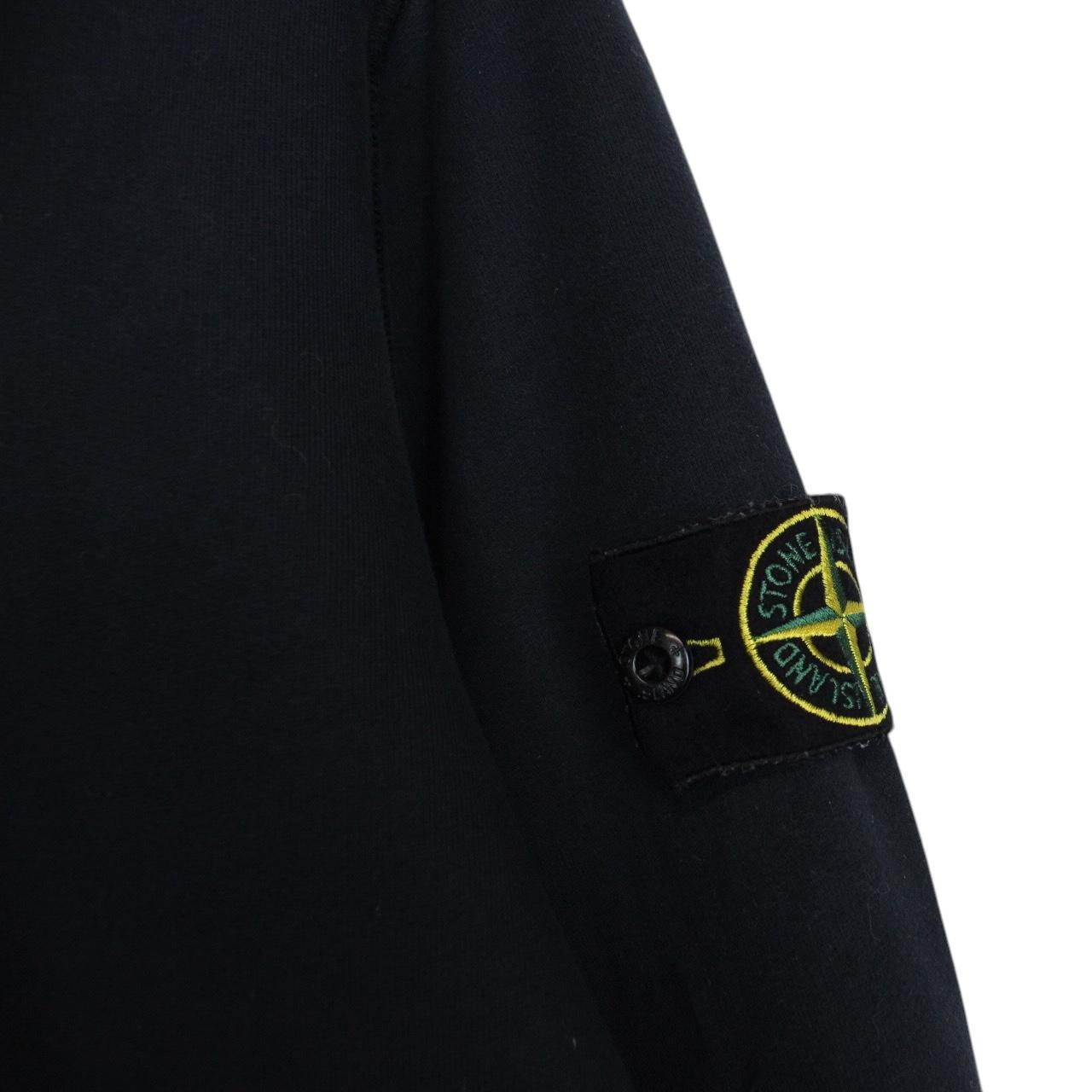 Stone Island AW 2022 Navy Blue Cotton Sweatshirt Jumper