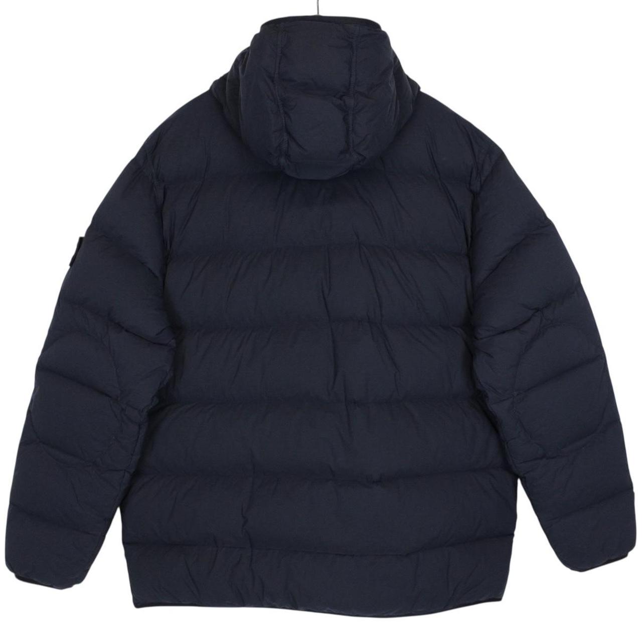 Stone Island AW 2023 Navy Blue Seamless Tunnel Nylon Down-TC Jacket