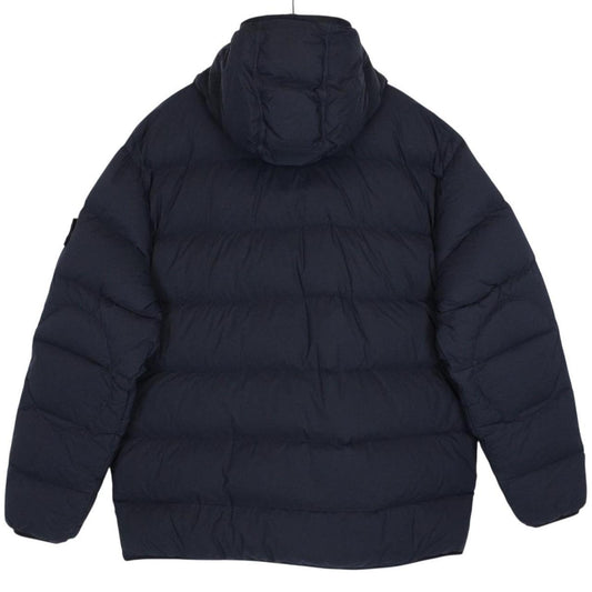 Stone Island AW 2023 Navy Blue Seamless Tunnel Nylon Down-TC Jacket