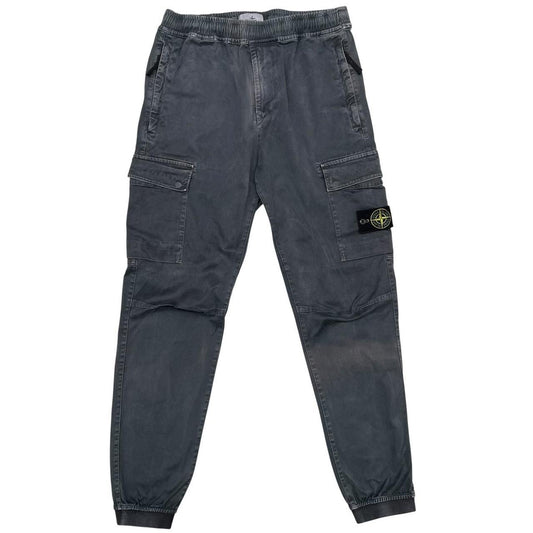 Stone Island AW 2020 Dark Grey RE-T Fit Cargo Trousers