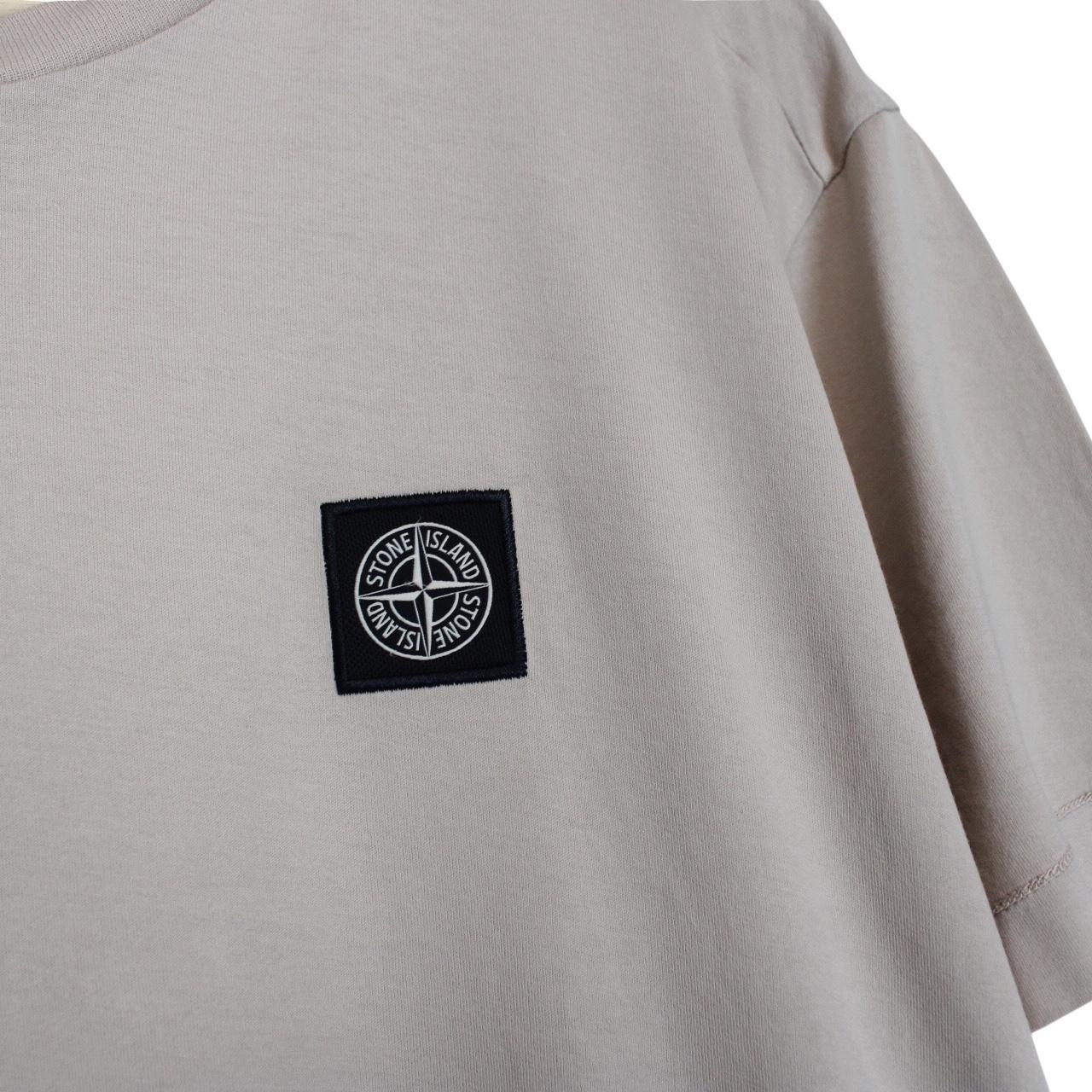 Stone Island Beige Short Sleeve Compass T-Shirt