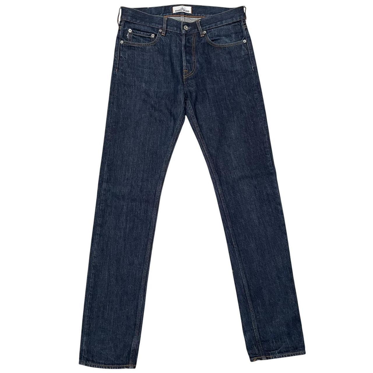 Stone Island AW 2015 Navy Blue Skinny Fit Denim Jeans