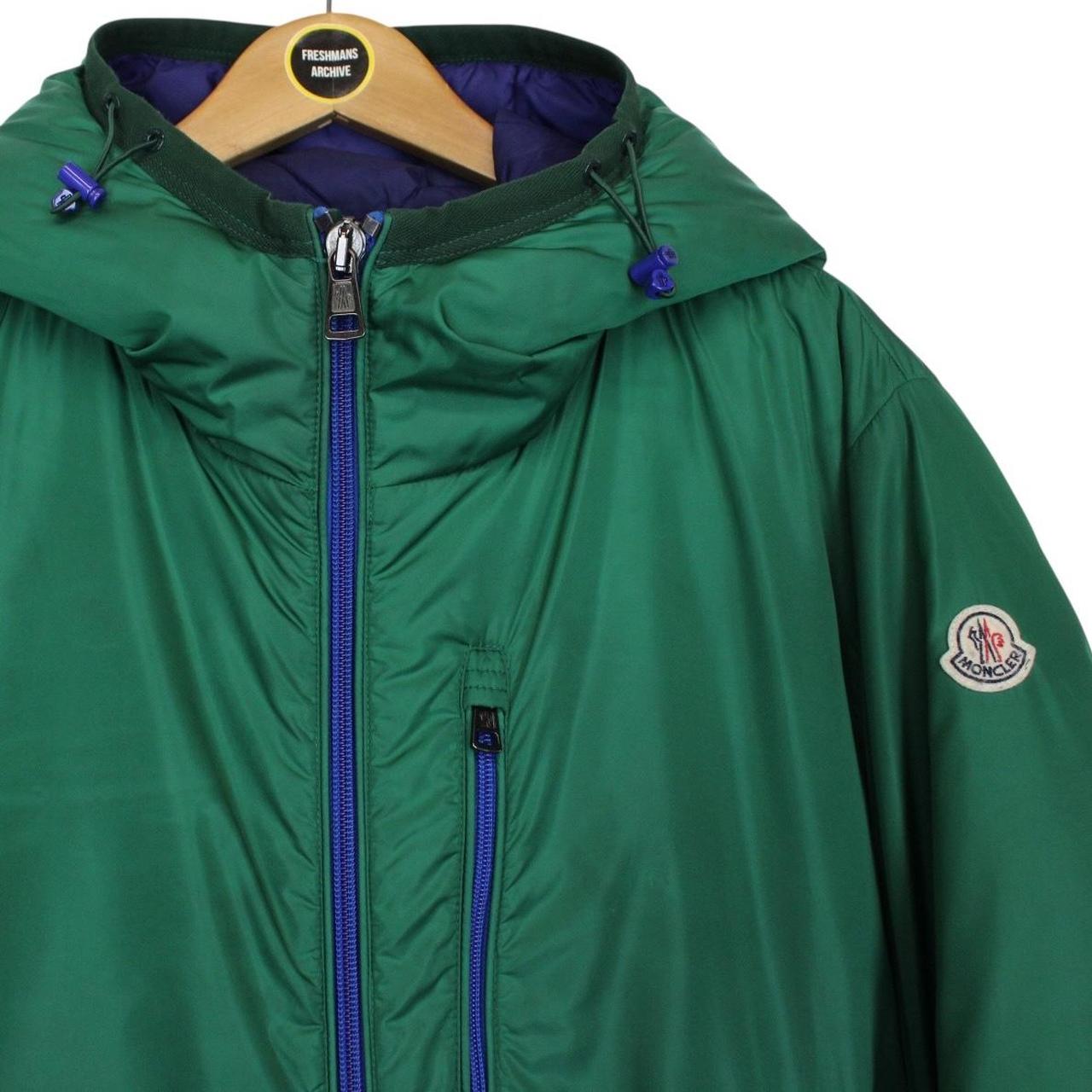 Moncler Guimet Forest Green Full Zip Hooded Down Jacket