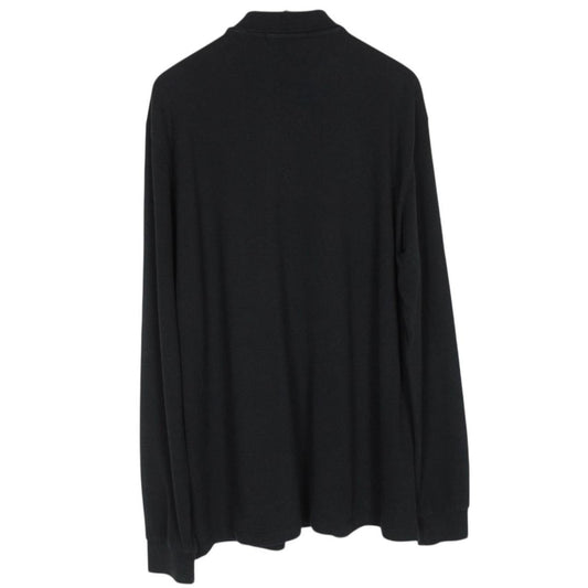 Stone Island AW 2014 Black Long Sleeve Compass Polo Shirt