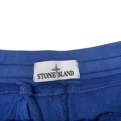 Stone Island SS 2015 Blue Cotton Jogger Shorts