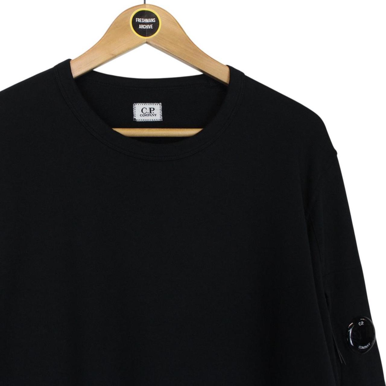 CP Company Black Goggle Lens Cotton Sweatshirt Jumper