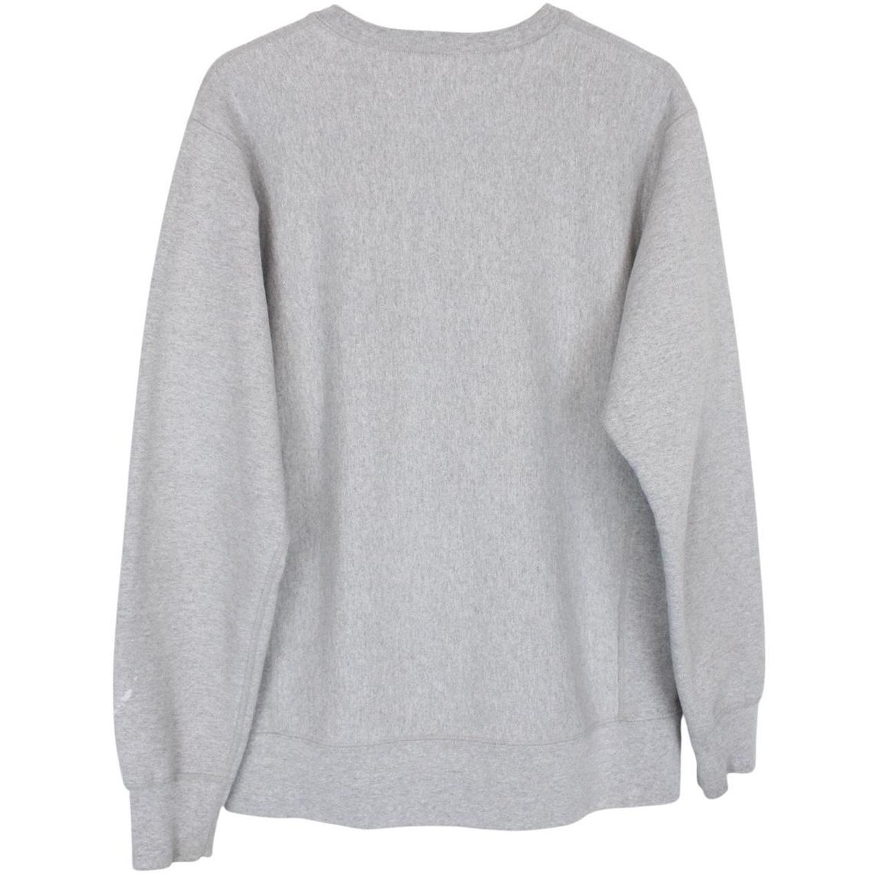 Supreme Grey and White S Logo Cotton Sweatshirt Jumper