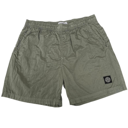 Stone Island Green Nylon Metal Swim Shorts