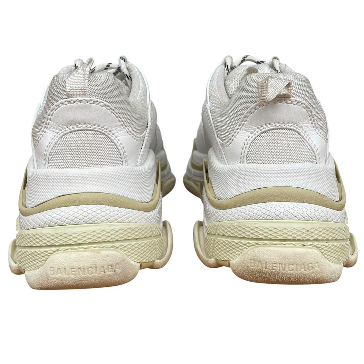 Balenciaga Triple S White Mesh Trainers