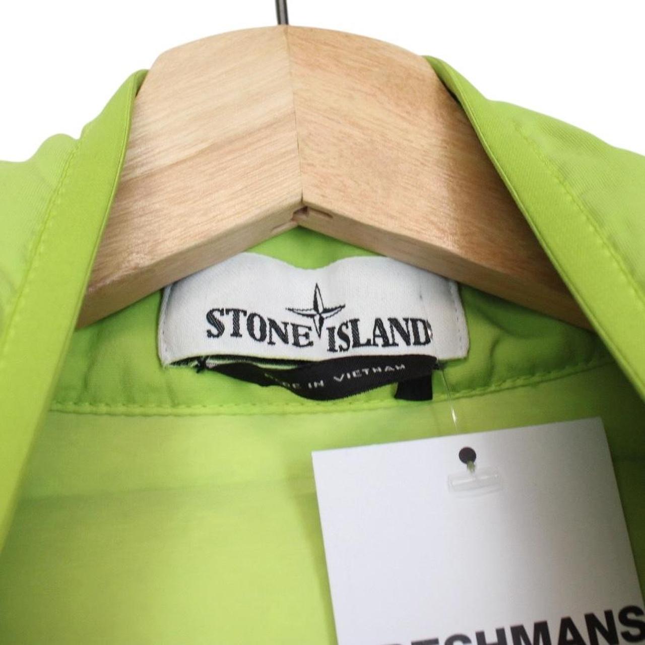 Stone Island AW 2019 Loom Woven Chambers Stretch Nylon TC Yellow Down Gilet