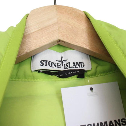 Stone Island AW 2019 Loom Woven Chambers Stretch Nylon TC Yellow Down Gilet